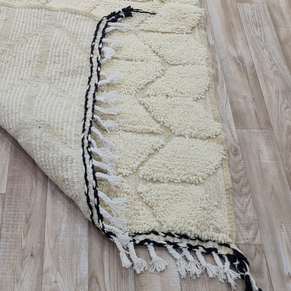 Chevron Moroccan Beni Ourain Rug – Handmade Moroccan Wool Carpet – Custom Size - Berber Handcrafts