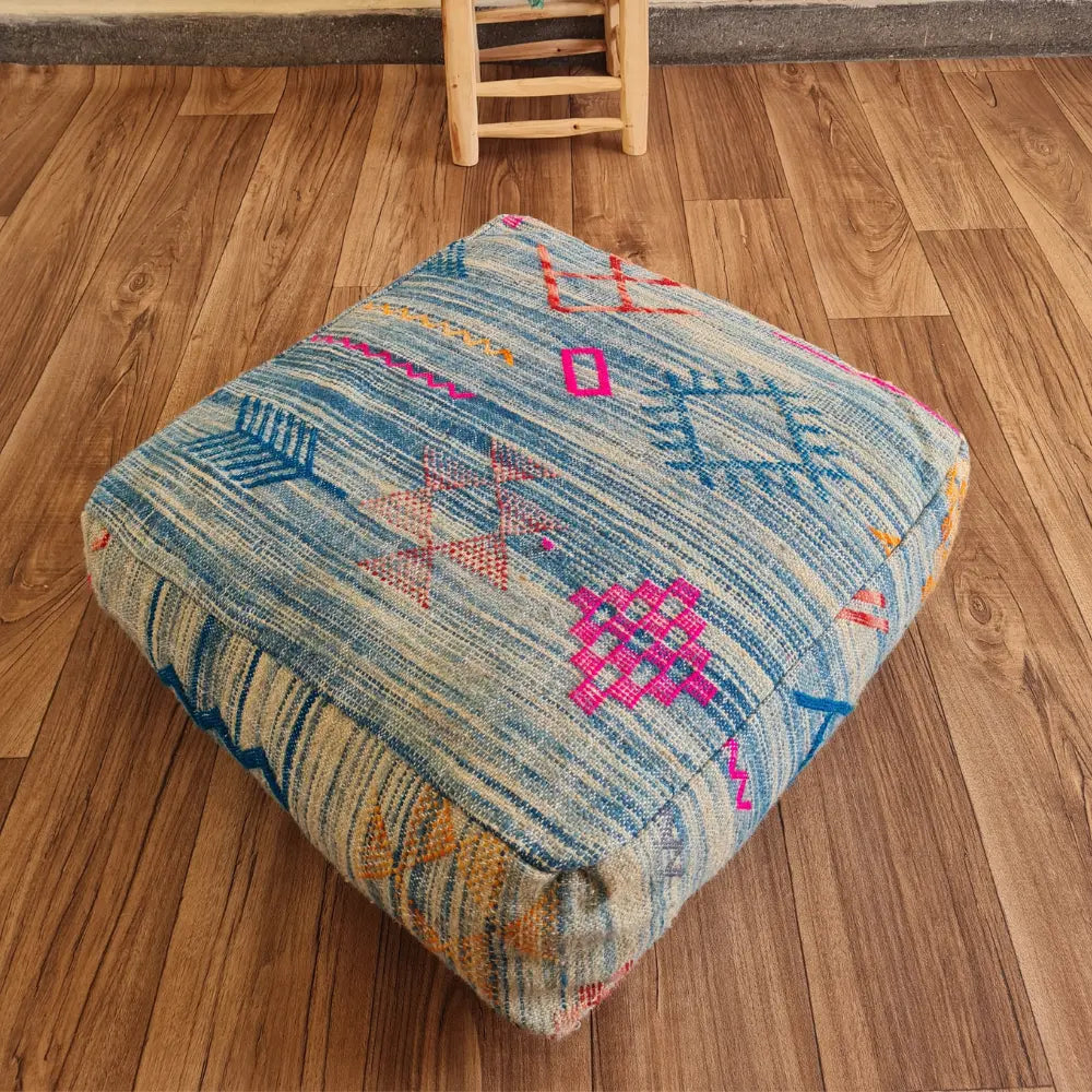 Boho Moroccan Floor Cushion – Soft & Stylish Seating - Berber Handcrafts