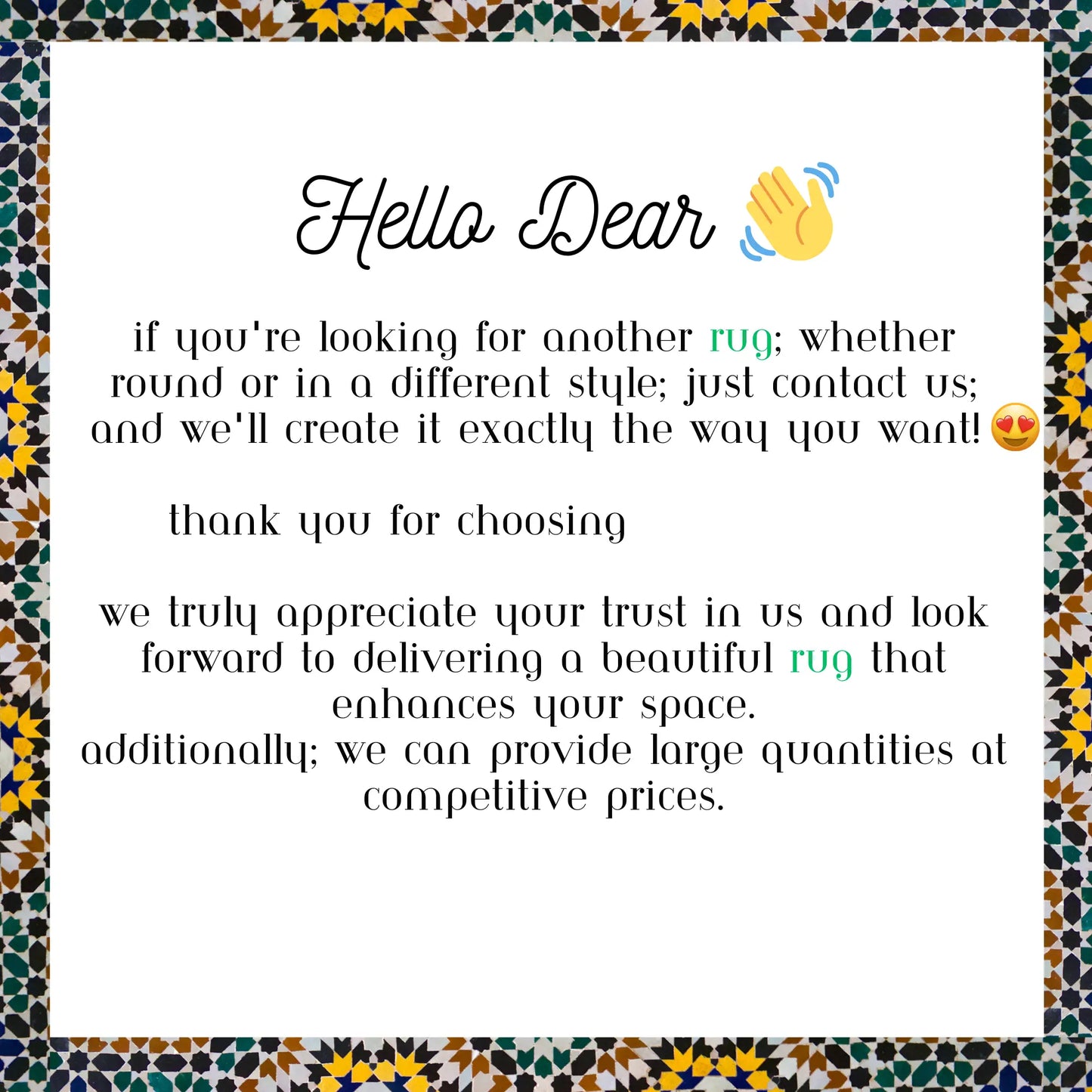 Berber Diamond Pattern Rug – Cream Beni Ourain Wool Carpet – Custom Size 2 (Copy) - Berber Handcrafts