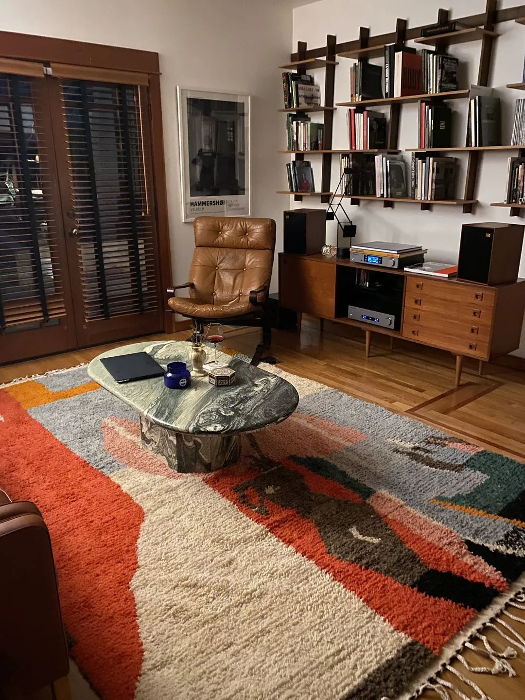 Handmade Moroccan Diamond Pattern Carpet – Boho Style – Custom Size - Berber Handcrafts