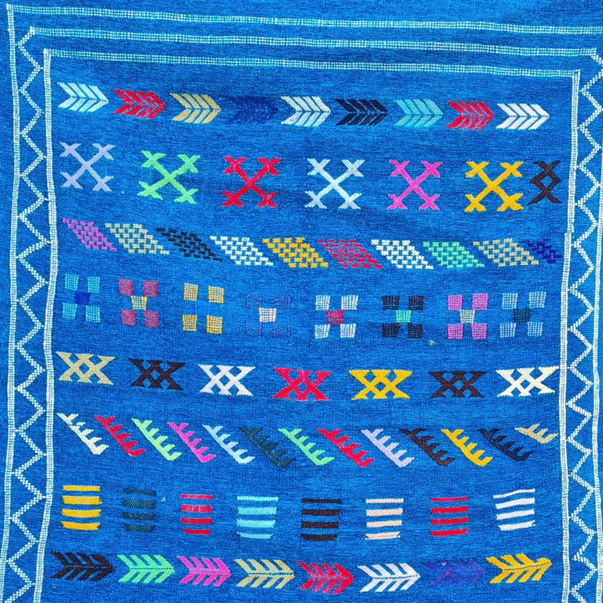 blue Berber Kilim Rug (3)