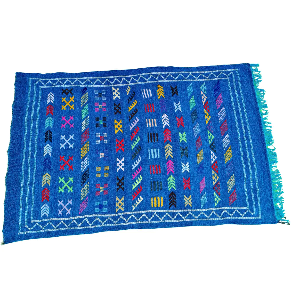 blue Berber Kilim Rug (4)
