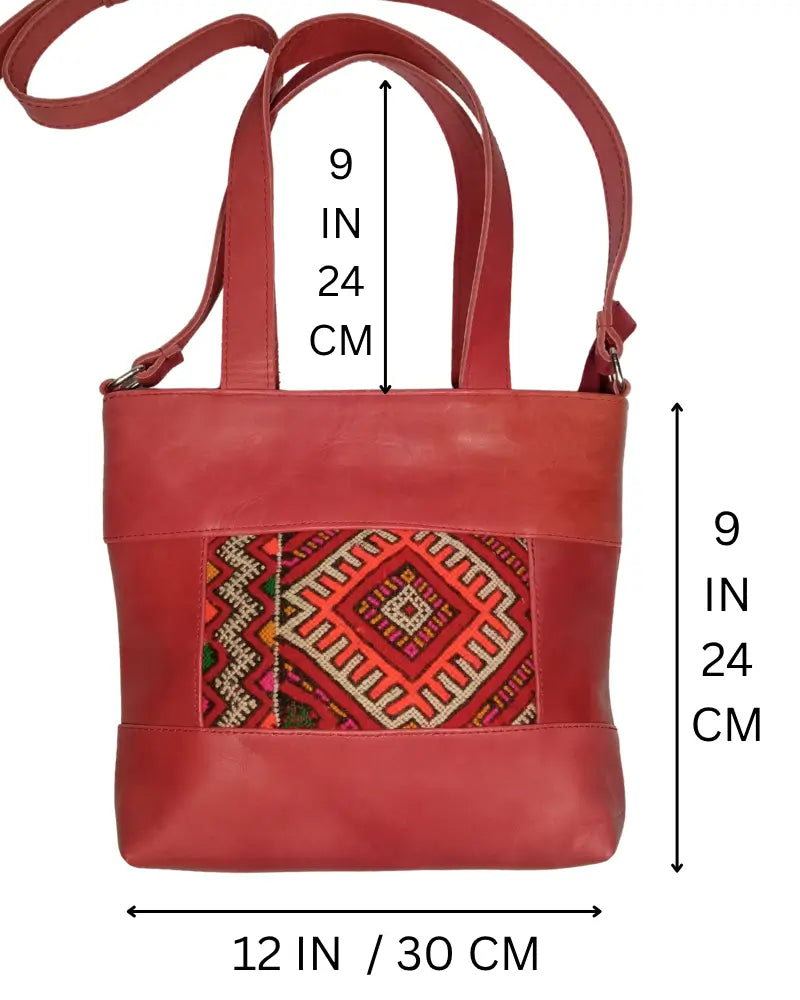 Red Leather Tote, Convertible Tote, Crossbody Tote, Red Handbag, Kilim Bag, One of a Kind Purse, Artisan Made, Statement Bag, Bold Red Bag, Zipper Tote, Genuine Leather, Boho Chic, Ethnic Handbag, Shoulder Bag, Sustainable Fashion, Eco-Friendly, Unique Gift for Her, Ruby Red, Crimson Bag, Travel Tote, Work Tote, One of One.
