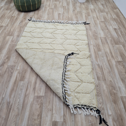 Chevron Moroccan Beni Ourain Rug – Handmade Moroccan Wool Carpet – Custom Size - Berber Handcrafts