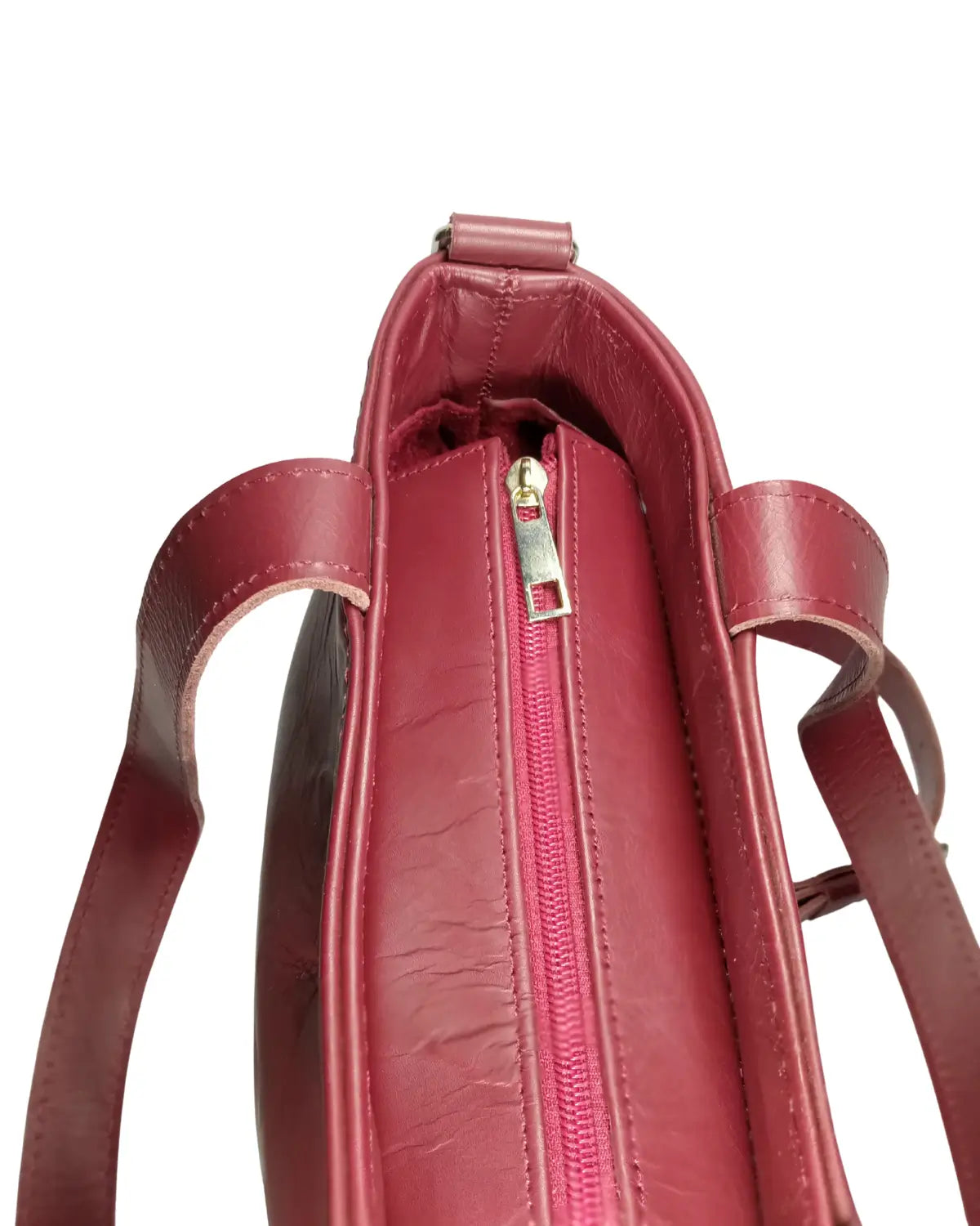 Burgundy Leather Bag, Convertible Tote, Crossbody Tote, Red Leather Handbag, Kilim Bag, One of a Kind Purse, Artisan Made, 