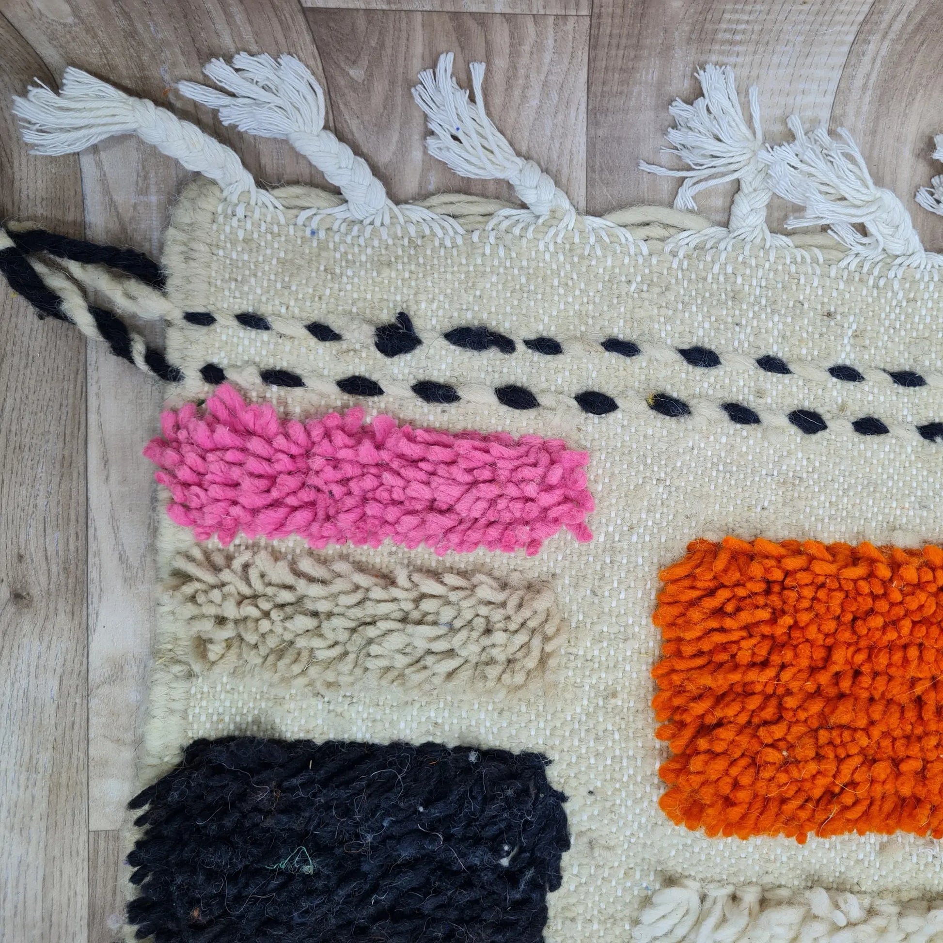 Colorful Handmade Moroccan Berber Rug  – Custom Size - Berber Handcrafts