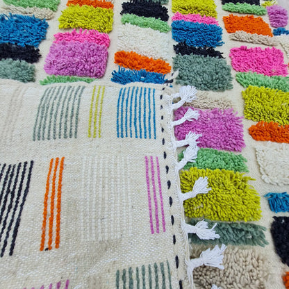 Colorful Handmade Moroccan Berber Rug  – Custom Size - Berber Handcrafts