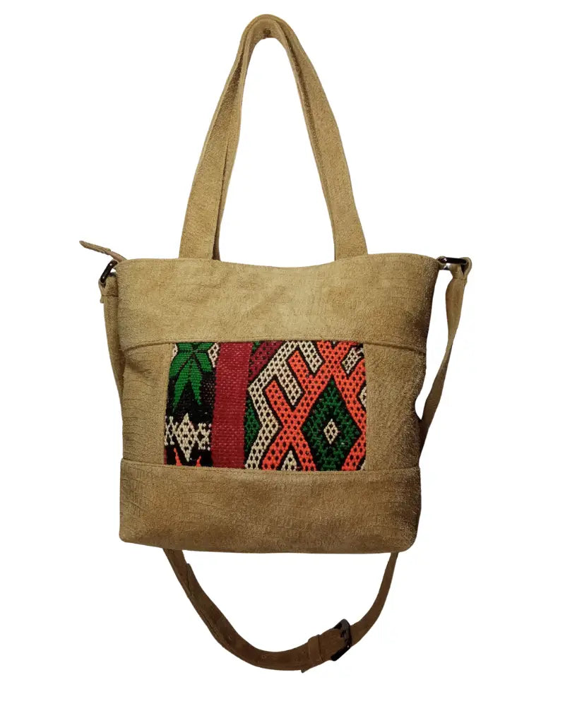 Suede Tote Bag, Convertible Tote, Beige Tote Bag, Tan Leather Tote, Kilim Bag, One of a Kind Purse, Artisan Made, Zipper Tote, Crossbody Tote, Boho Work Bag, Ethnic Handbag, Shoulder Bag, Neutral Boho, Sustainable Fashion, Eco-Friendly, Unique Gift for Her, Earth Tone, Moroccan Bag, Berber Design, Everyday Tote, One of One.
