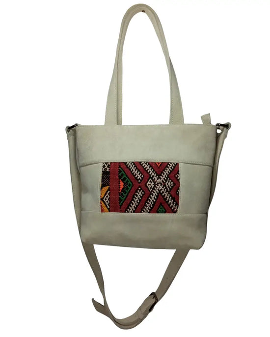 Suede Tote Bag, Convertible Tote, Grey Suede Bag, Light Grey Bag, Off-White Bag, Kilim Tote, One of a Kind Purse, Artisan Made, Zipper Tote, Crossbody Tote, Boho Work Bag, Ethnic Handbag, Shoulder Bag, Neutral Boho, Sustainable Fashion, Eco-Friendly, Unique Gift for Her, Stone Color Bag, Moroccan Bag, Everyday Tote, Minimalist Boho, One of One.
