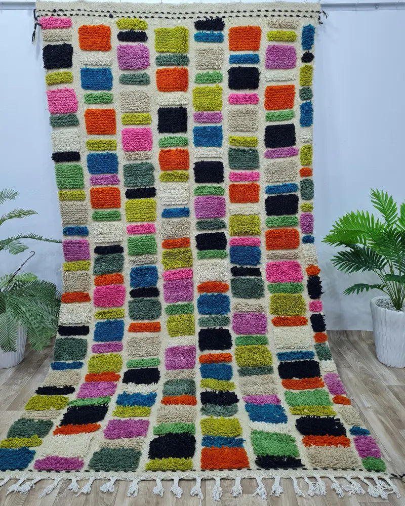 Colorful Handmade Moroccan Berber Rug  – Custom Size - Berber Handcrafts